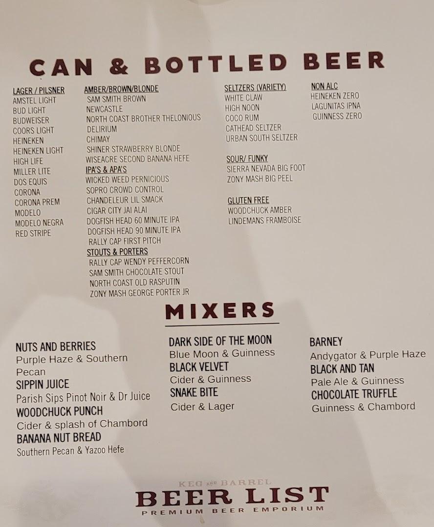 Keg & Barrel - Ocean Springs
